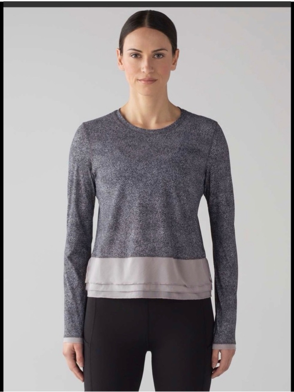 Lululemon Women's Long-Sleeve Layered Hem Top